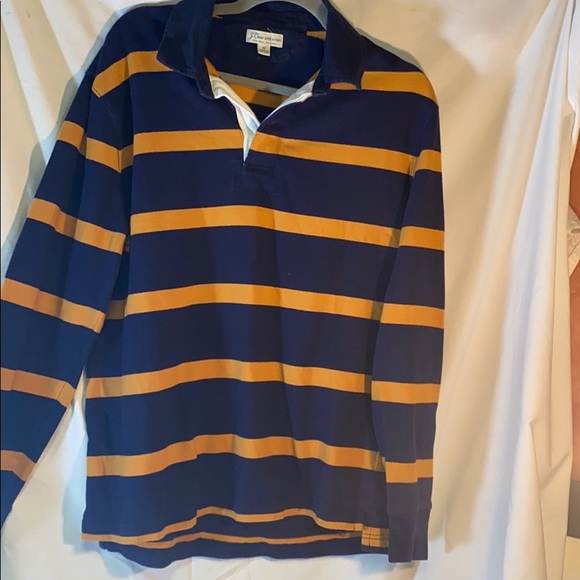 J. Crew Other - Size M J Crew vintage navy blue/gold rugby shirt